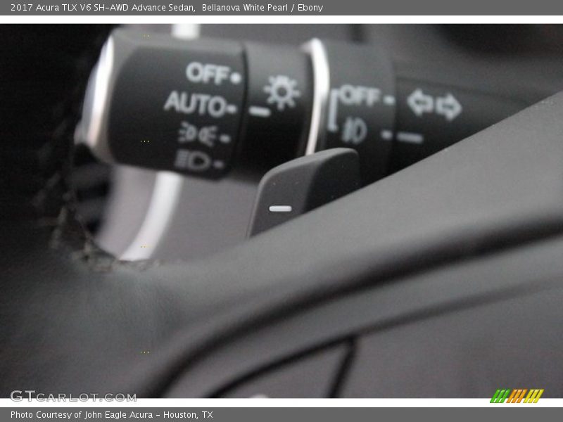 Bellanova White Pearl / Ebony 2017 Acura TLX V6 SH-AWD Advance Sedan