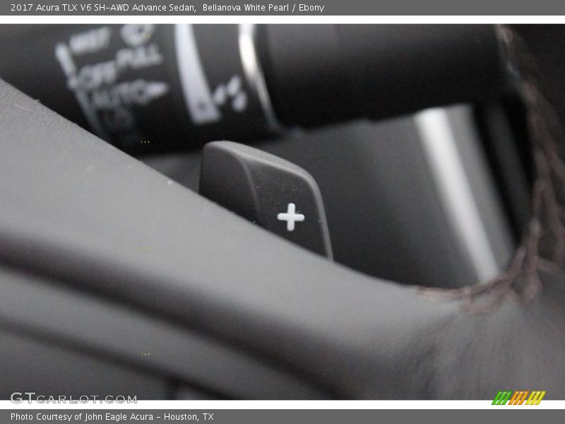 Bellanova White Pearl / Ebony 2017 Acura TLX V6 SH-AWD Advance Sedan