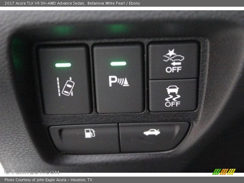 Bellanova White Pearl / Ebony 2017 Acura TLX V6 SH-AWD Advance Sedan