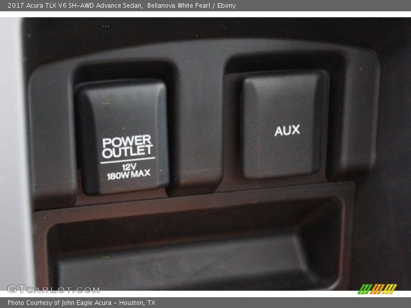 Bellanova White Pearl / Ebony 2017 Acura TLX V6 SH-AWD Advance Sedan