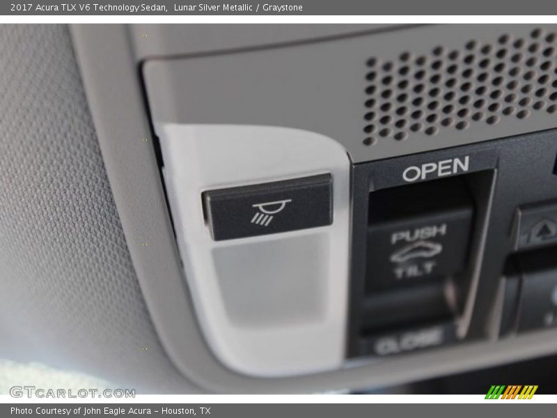 Lunar Silver Metallic / Graystone 2017 Acura TLX V6 Technology Sedan