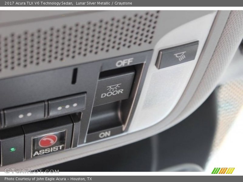 Lunar Silver Metallic / Graystone 2017 Acura TLX V6 Technology Sedan