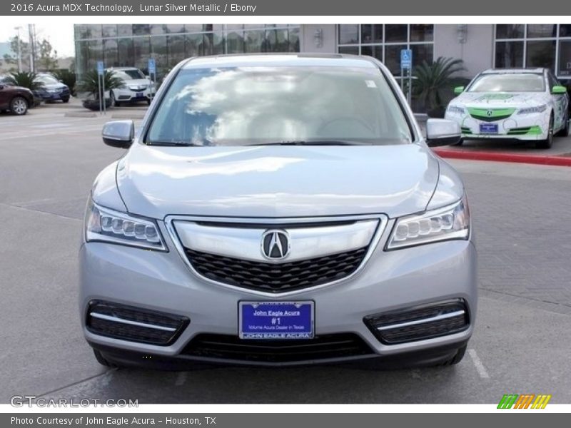 Lunar Silver Metallic / Ebony 2016 Acura MDX Technology