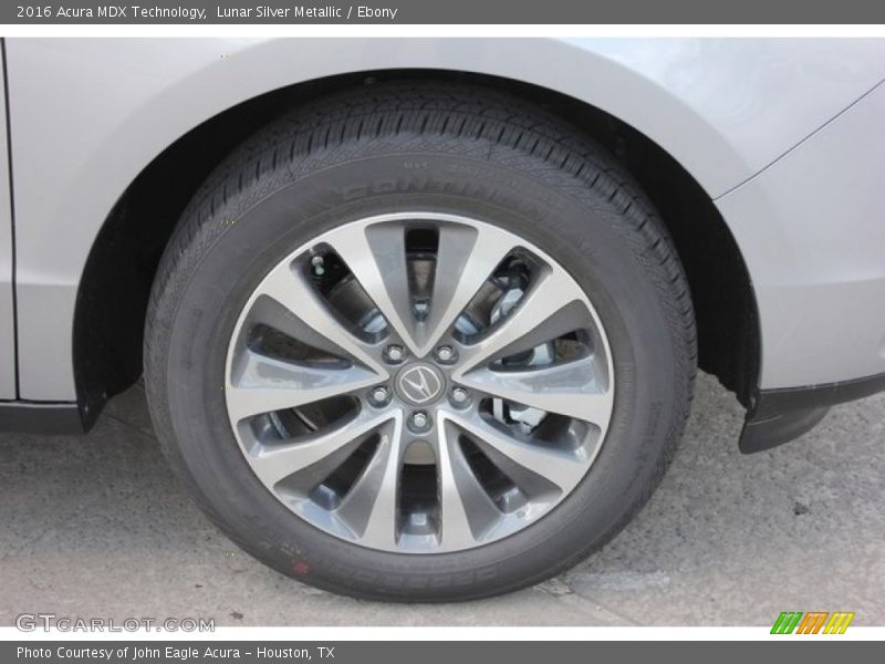Lunar Silver Metallic / Ebony 2016 Acura MDX Technology