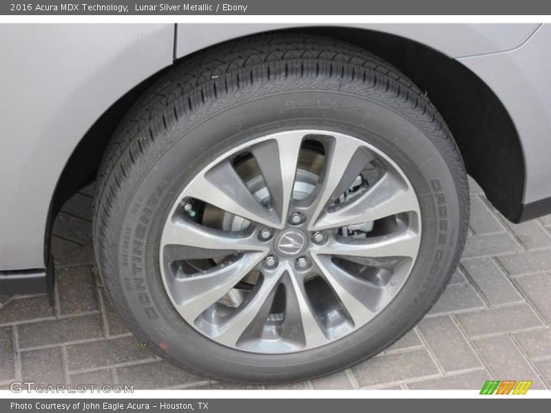Lunar Silver Metallic / Ebony 2016 Acura MDX Technology