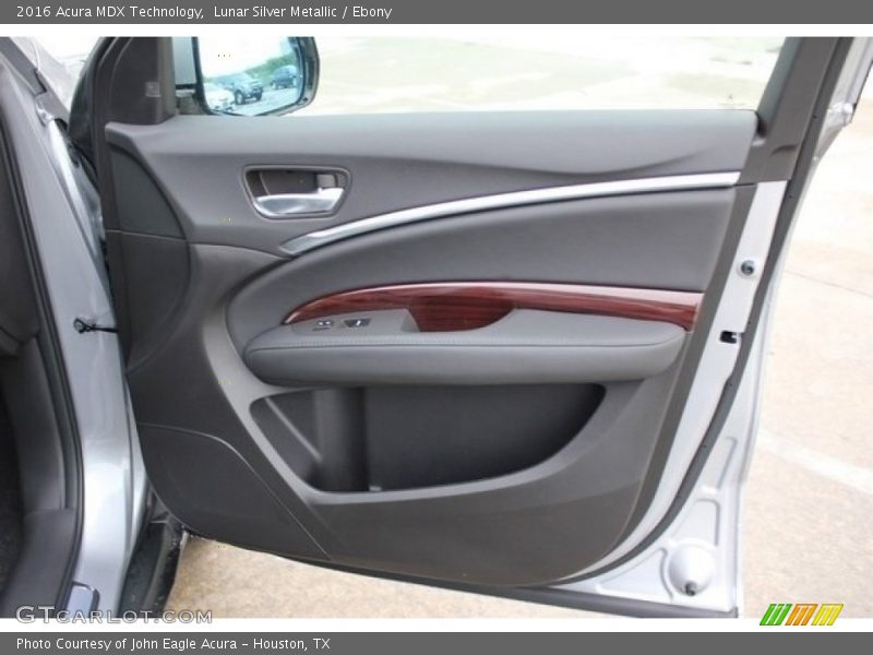Lunar Silver Metallic / Ebony 2016 Acura MDX Technology