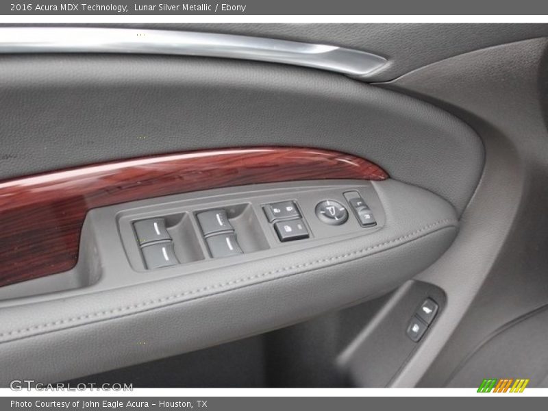 Lunar Silver Metallic / Ebony 2016 Acura MDX Technology
