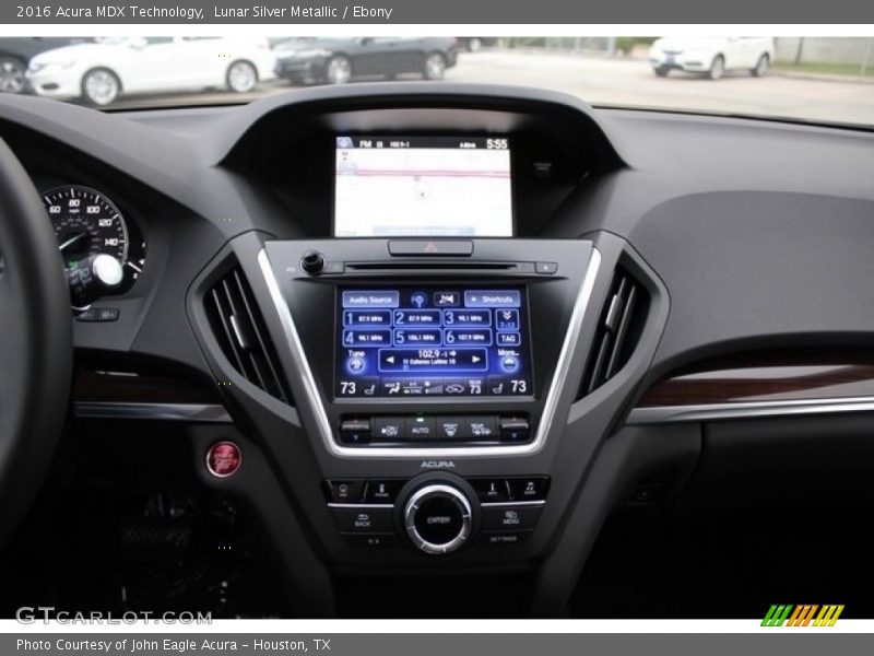 Lunar Silver Metallic / Ebony 2016 Acura MDX Technology