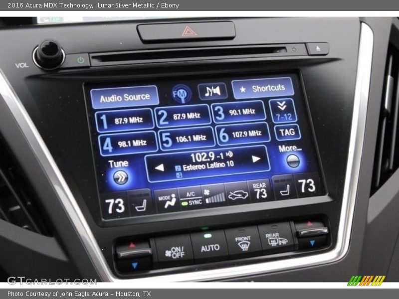 Lunar Silver Metallic / Ebony 2016 Acura MDX Technology