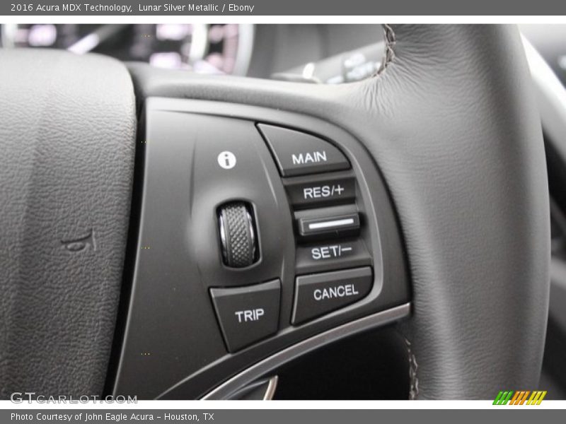 Lunar Silver Metallic / Ebony 2016 Acura MDX Technology