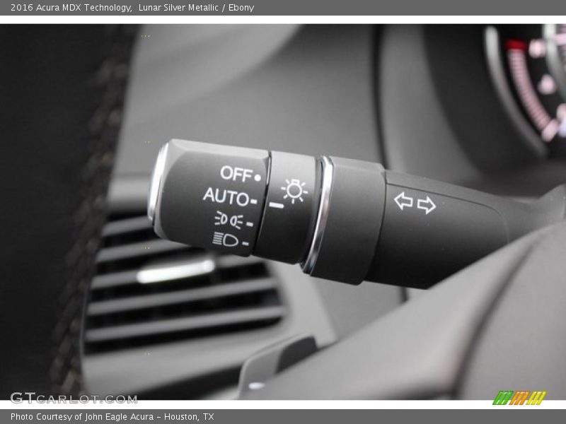 Lunar Silver Metallic / Ebony 2016 Acura MDX Technology