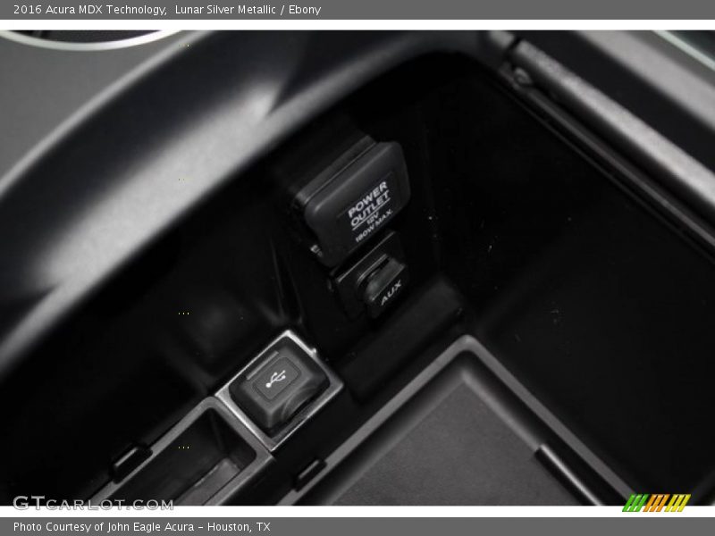 Lunar Silver Metallic / Ebony 2016 Acura MDX Technology