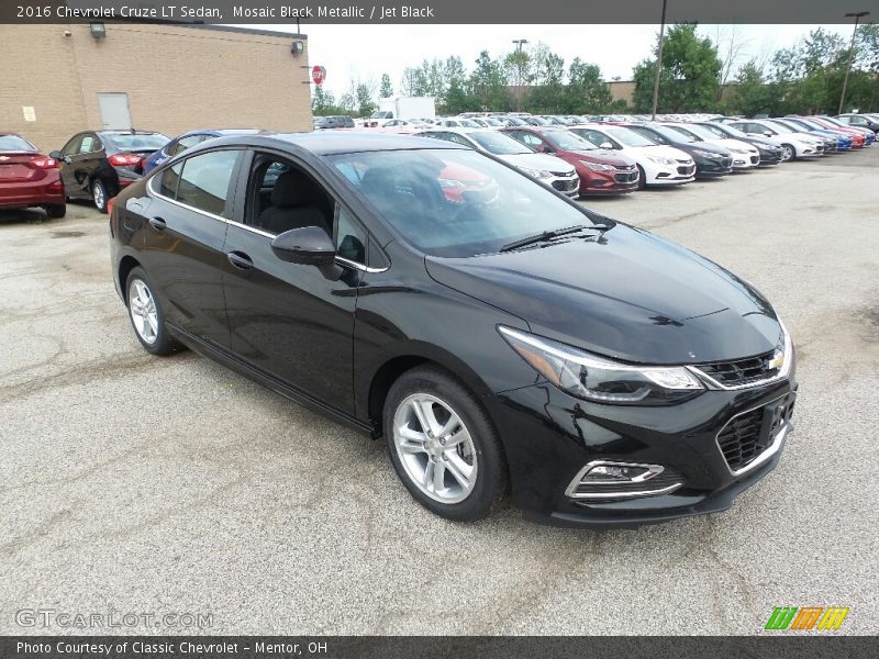 Mosaic Black Metallic / Jet Black 2016 Chevrolet Cruze LT Sedan