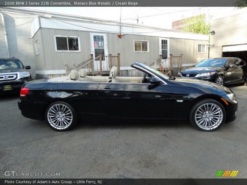 Monaco Blue Metallic / Cream Beige 2008 BMW 3 Series 328i Convertible