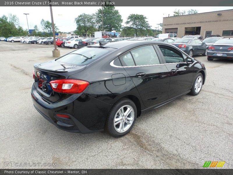 Mosaic Black Metallic / Jet Black 2016 Chevrolet Cruze LT Sedan