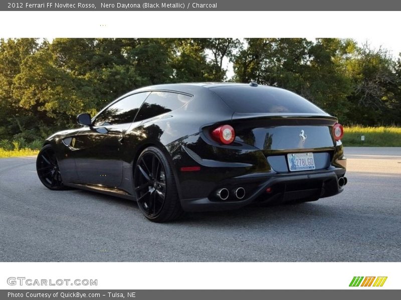 Nero Daytona (Black Metallic) / Charcoal 2012 Ferrari FF Novitec Rosso