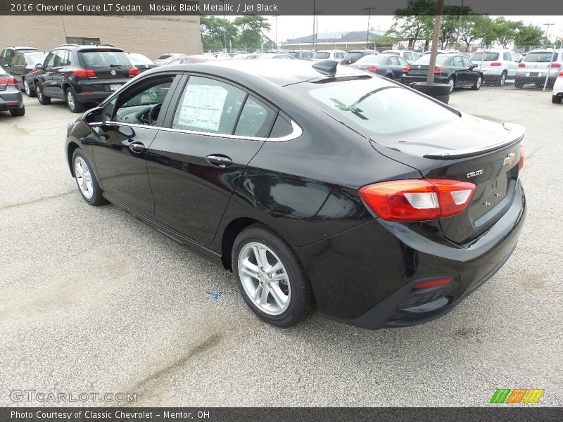 Mosaic Black Metallic / Jet Black 2016 Chevrolet Cruze LT Sedan