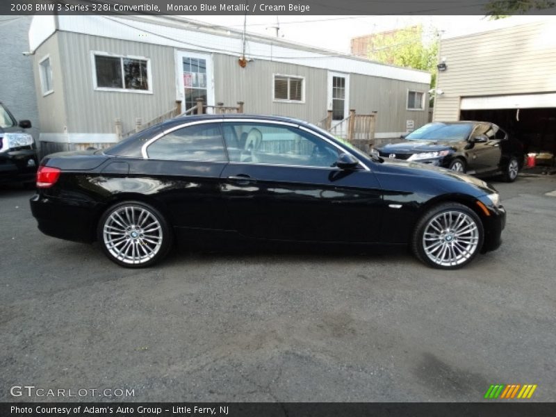 Monaco Blue Metallic / Cream Beige 2008 BMW 3 Series 328i Convertible