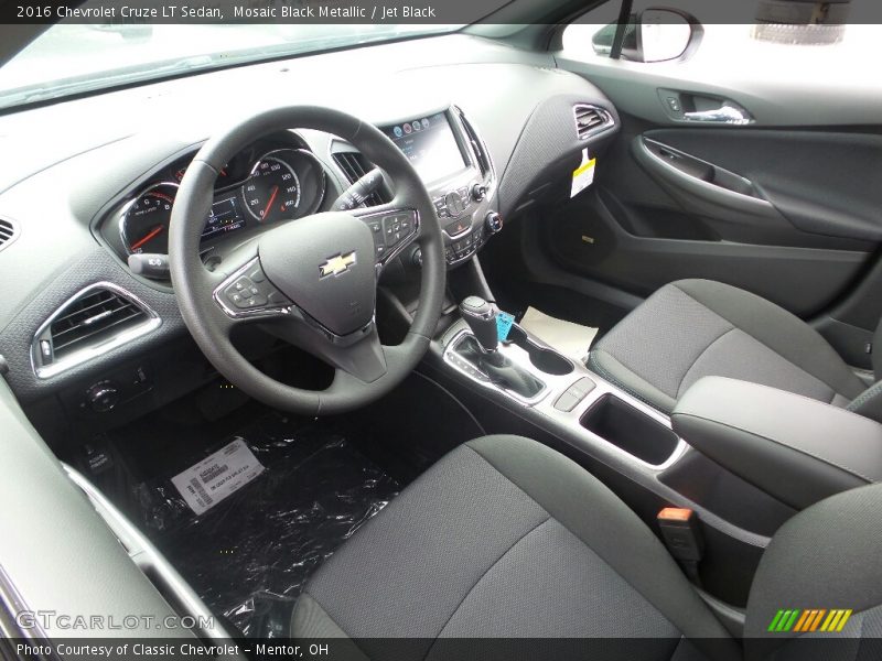 Mosaic Black Metallic / Jet Black 2016 Chevrolet Cruze LT Sedan