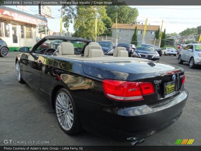 Monaco Blue Metallic / Cream Beige 2008 BMW 3 Series 328i Convertible