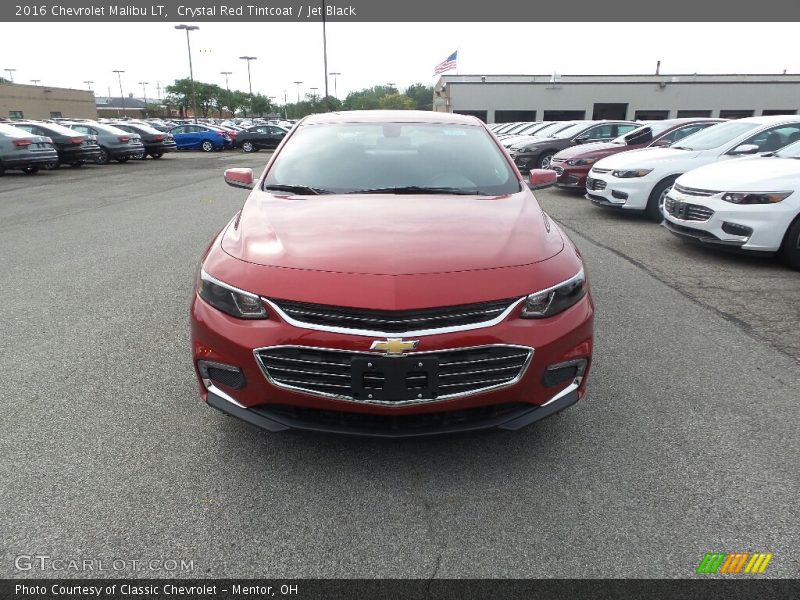 Crystal Red Tintcoat / Jet Black 2016 Chevrolet Malibu LT