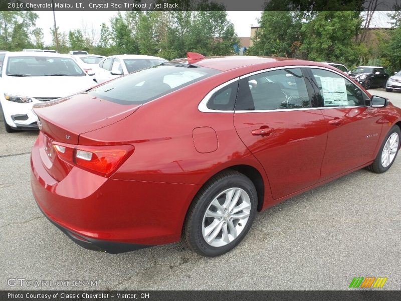 Crystal Red Tintcoat / Jet Black 2016 Chevrolet Malibu LT