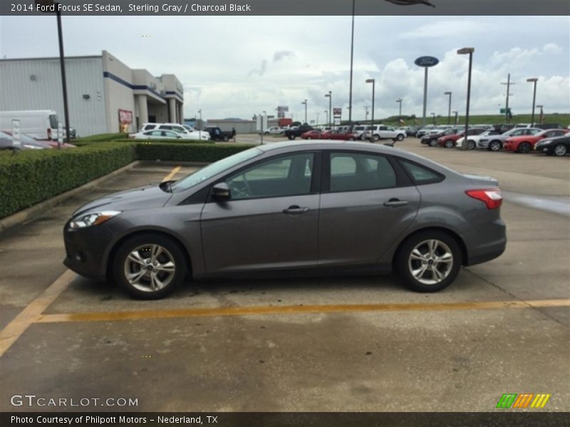 Sterling Gray / Charcoal Black 2014 Ford Focus SE Sedan