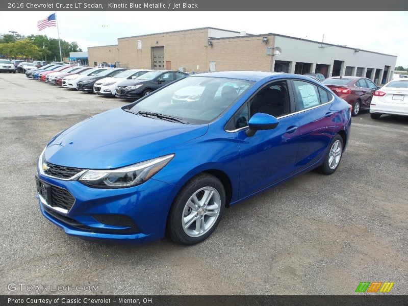 Kinetic Blue Metallic / Jet Black 2016 Chevrolet Cruze LT Sedan