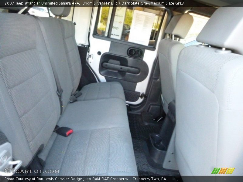 Bright Silver Metallic / Dark Slate Gray/Medium Slate Gray 2007 Jeep Wrangler Unlimited Sahara 4x4