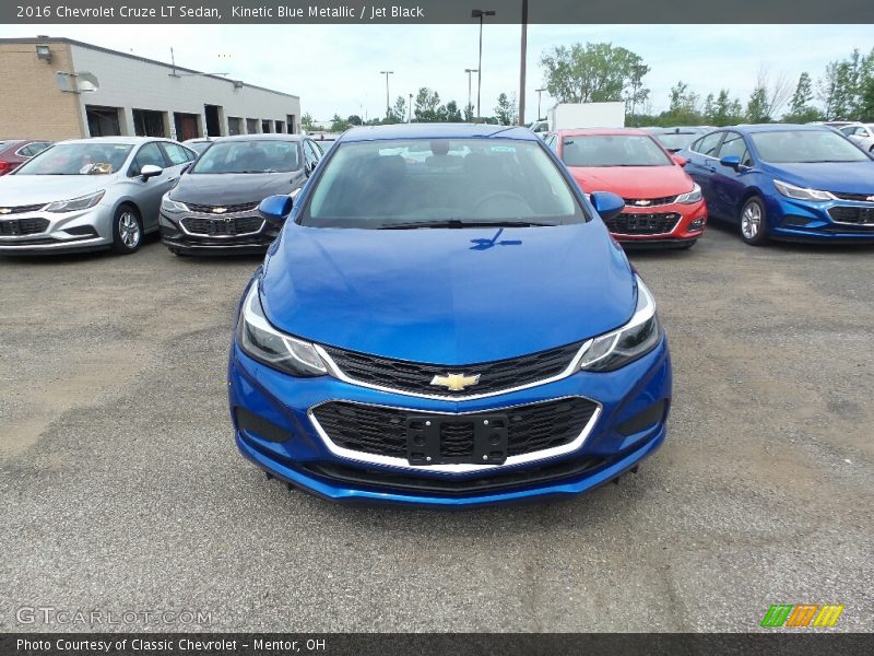 Kinetic Blue Metallic / Jet Black 2016 Chevrolet Cruze LT Sedan