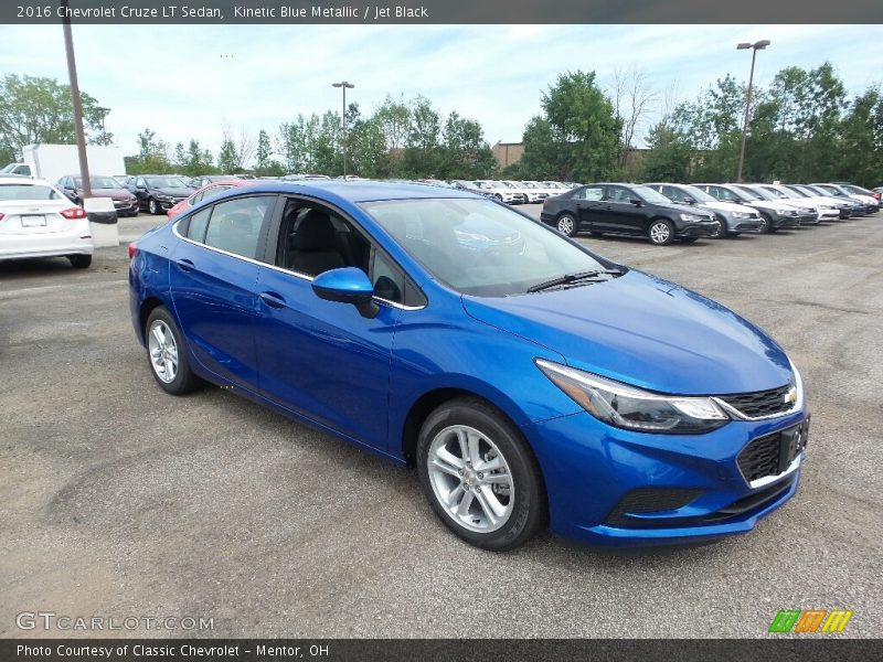 Kinetic Blue Metallic / Jet Black 2016 Chevrolet Cruze LT Sedan