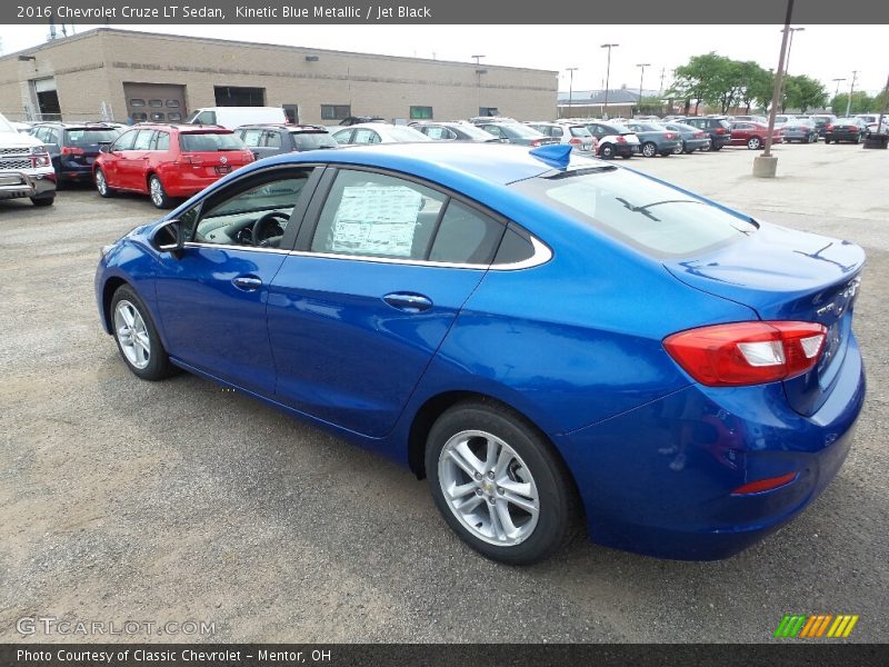 Kinetic Blue Metallic / Jet Black 2016 Chevrolet Cruze LT Sedan