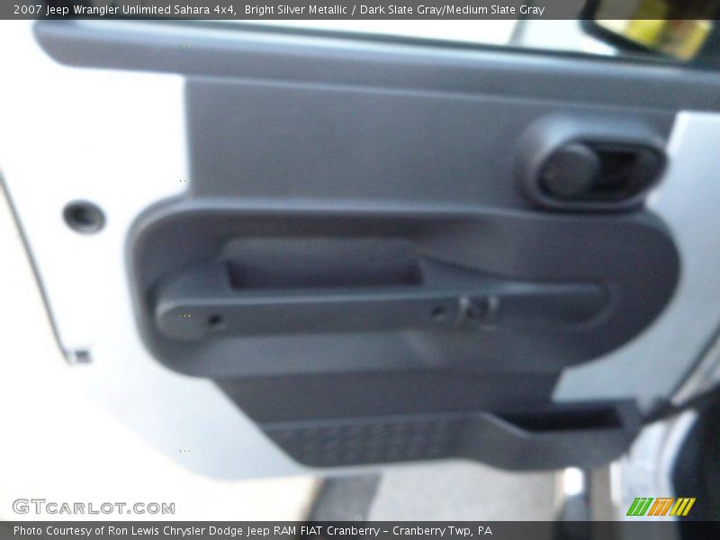 Bright Silver Metallic / Dark Slate Gray/Medium Slate Gray 2007 Jeep Wrangler Unlimited Sahara 4x4
