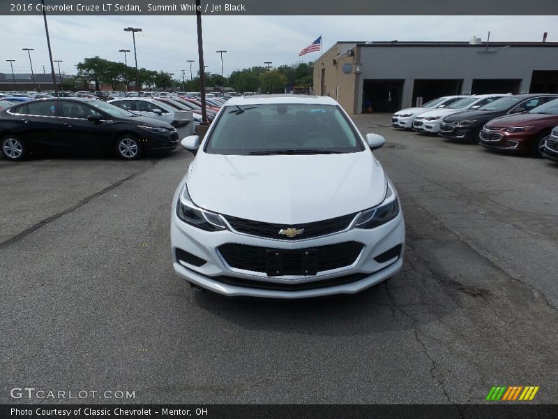 Summit White / Jet Black 2016 Chevrolet Cruze LT Sedan