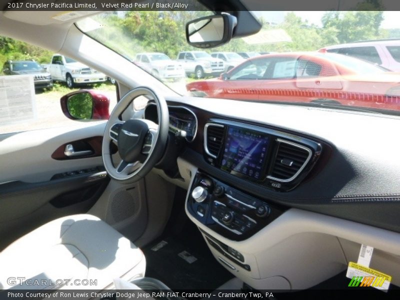 Velvet Red Pearl / Black/Alloy 2017 Chrysler Pacifica Limited