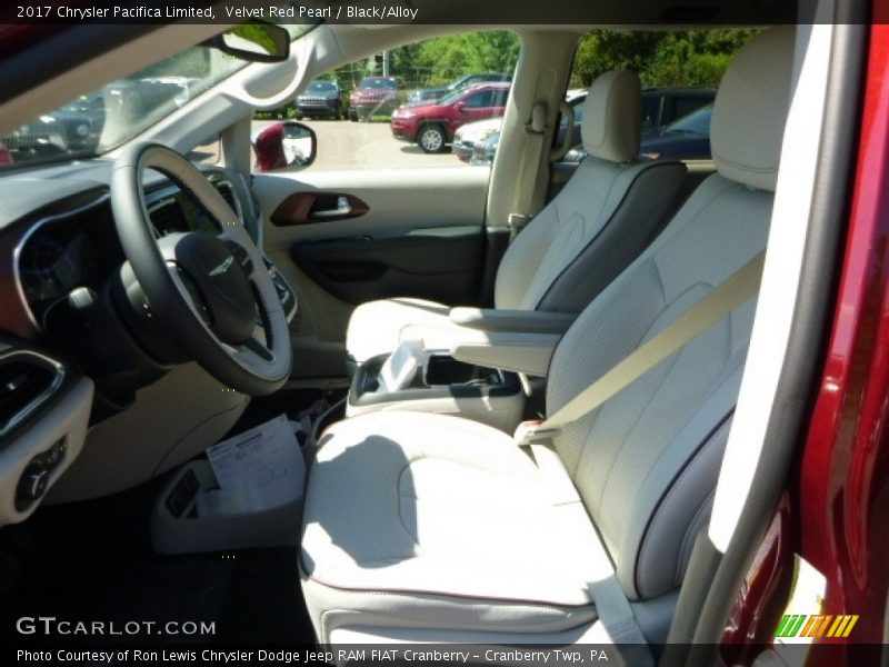 Velvet Red Pearl / Black/Alloy 2017 Chrysler Pacifica Limited