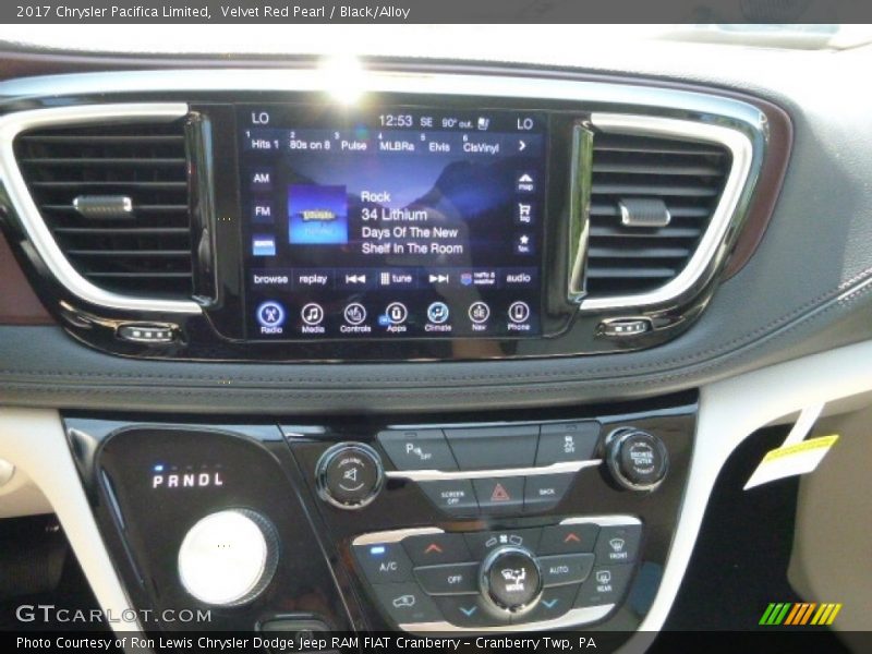Velvet Red Pearl / Black/Alloy 2017 Chrysler Pacifica Limited