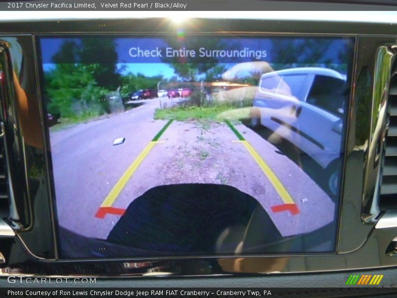 Velvet Red Pearl / Black/Alloy 2017 Chrysler Pacifica Limited