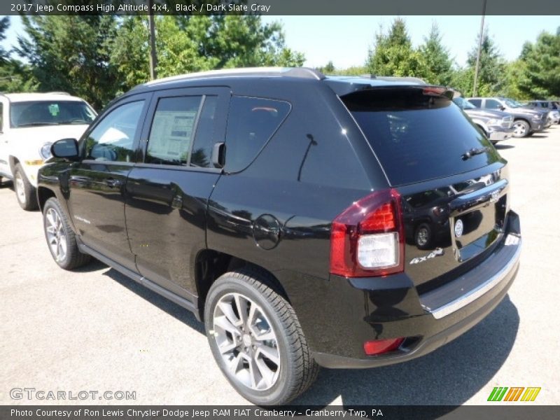 Black / Dark Slate Gray 2017 Jeep Compass High Altitude 4x4