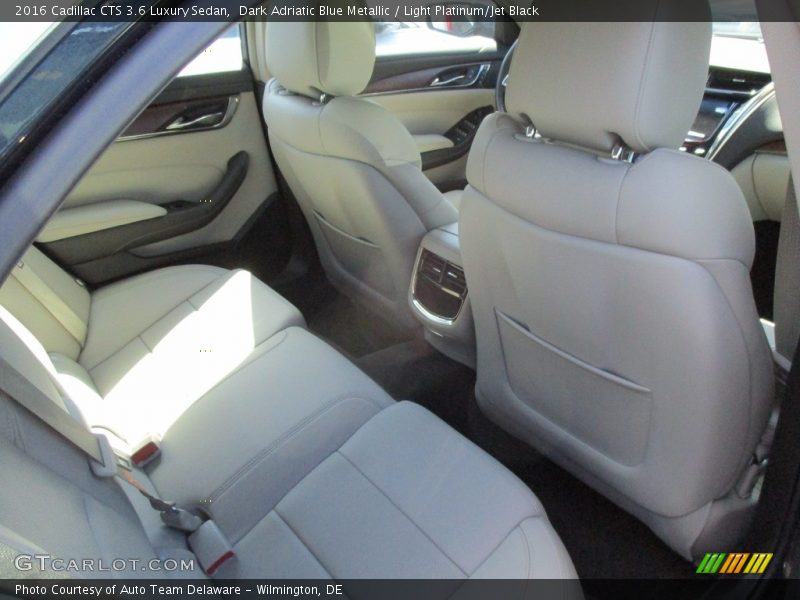 Dark Adriatic Blue Metallic / Light Platinum/Jet Black 2016 Cadillac CTS 3.6 Luxury Sedan