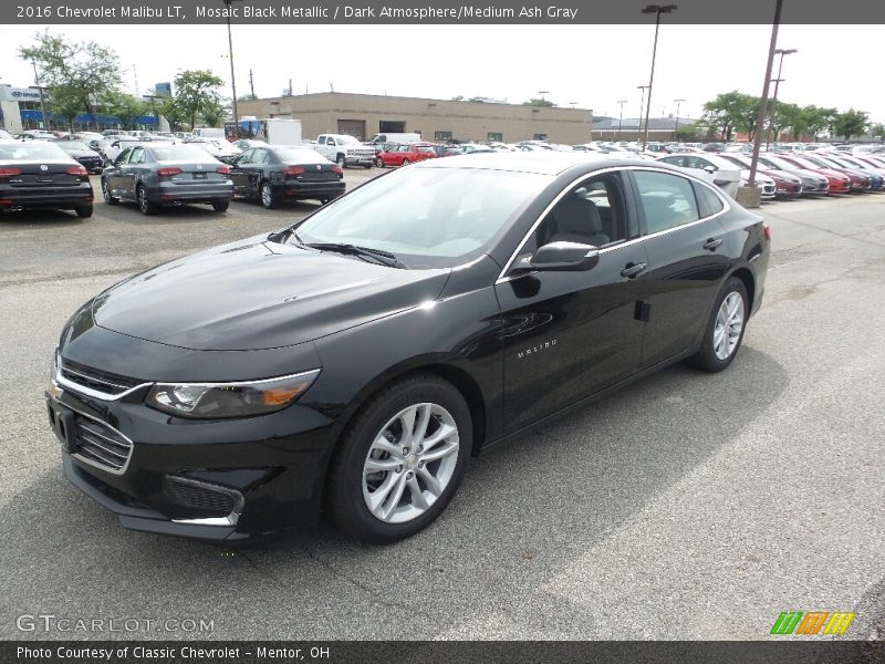Mosaic Black Metallic / Dark Atmosphere/Medium Ash Gray 2016 Chevrolet Malibu LT