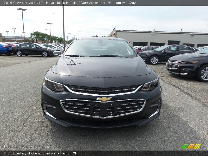 Mosaic Black Metallic / Dark Atmosphere/Medium Ash Gray 2016 Chevrolet Malibu LT