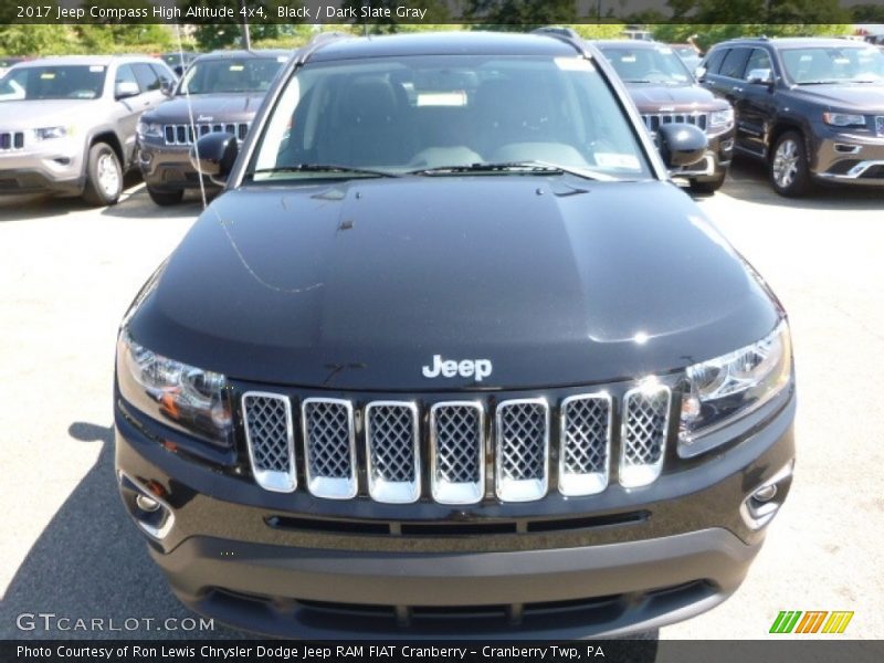 Black / Dark Slate Gray 2017 Jeep Compass High Altitude 4x4