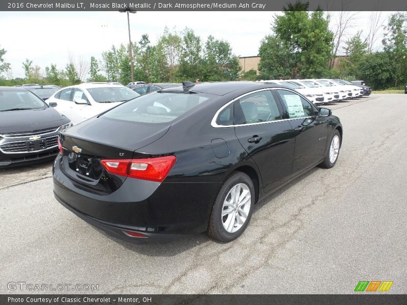 Mosaic Black Metallic / Dark Atmosphere/Medium Ash Gray 2016 Chevrolet Malibu LT