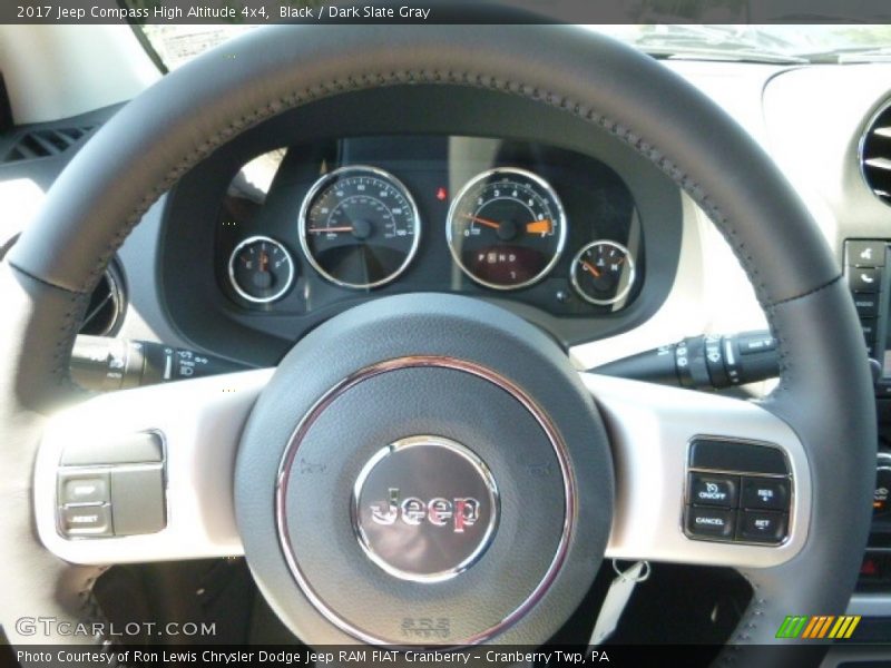 Black / Dark Slate Gray 2017 Jeep Compass High Altitude 4x4