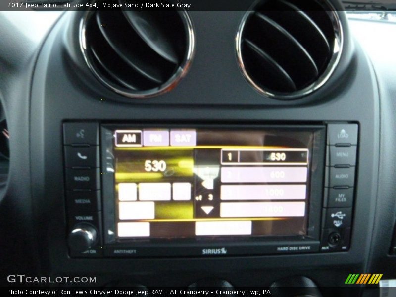 Mojave Sand / Dark Slate Gray 2017 Jeep Patriot Latitude 4x4