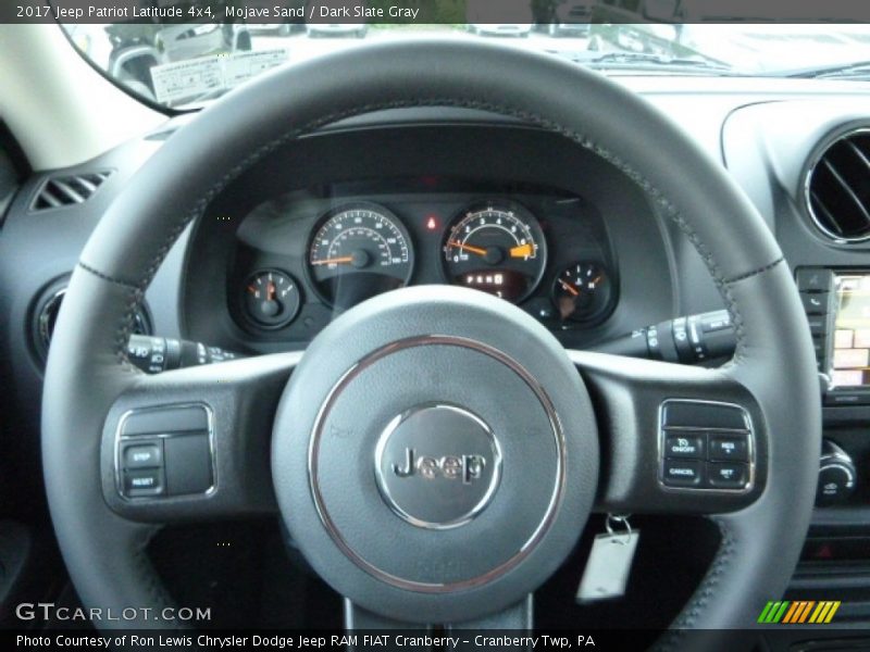 Mojave Sand / Dark Slate Gray 2017 Jeep Patriot Latitude 4x4