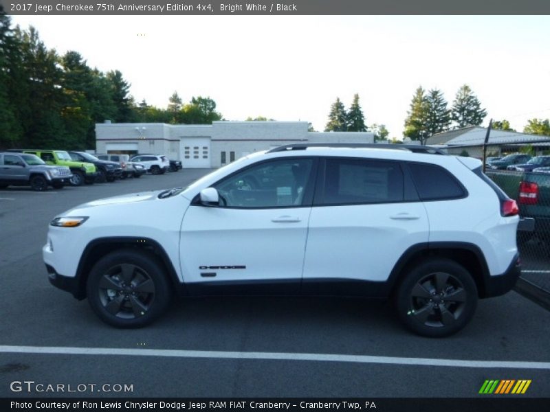 Bright White / Black 2017 Jeep Cherokee 75th Anniversary Edition 4x4