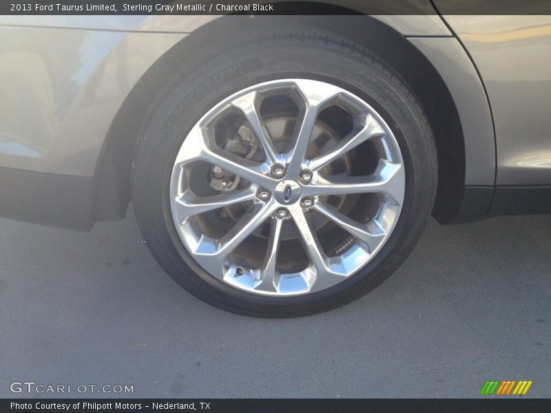 Sterling Gray Metallic / Charcoal Black 2013 Ford Taurus Limited