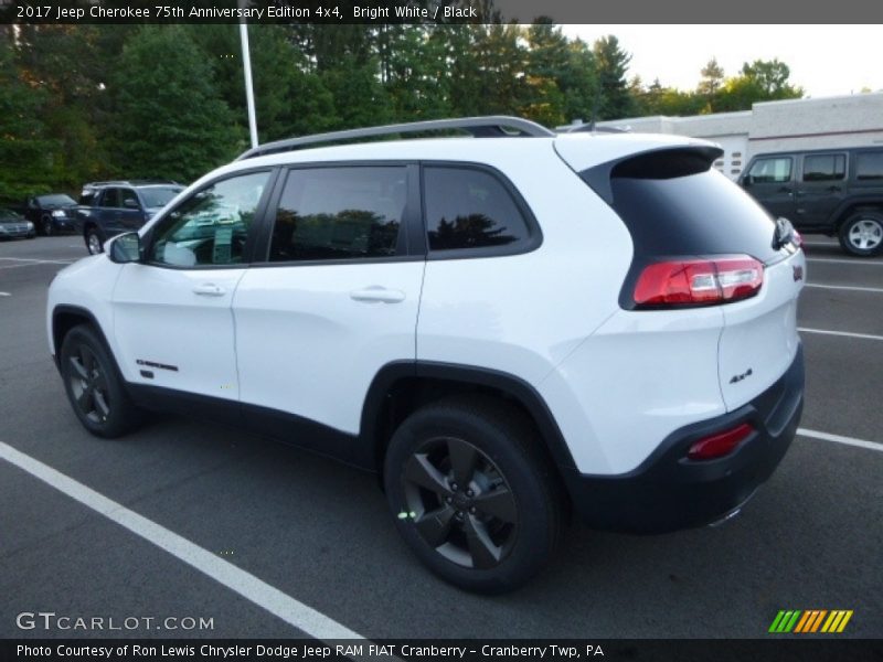 Bright White / Black 2017 Jeep Cherokee 75th Anniversary Edition 4x4